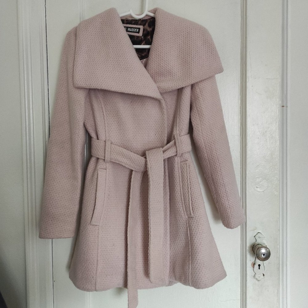 Small Light pink Steve Madden pea coat